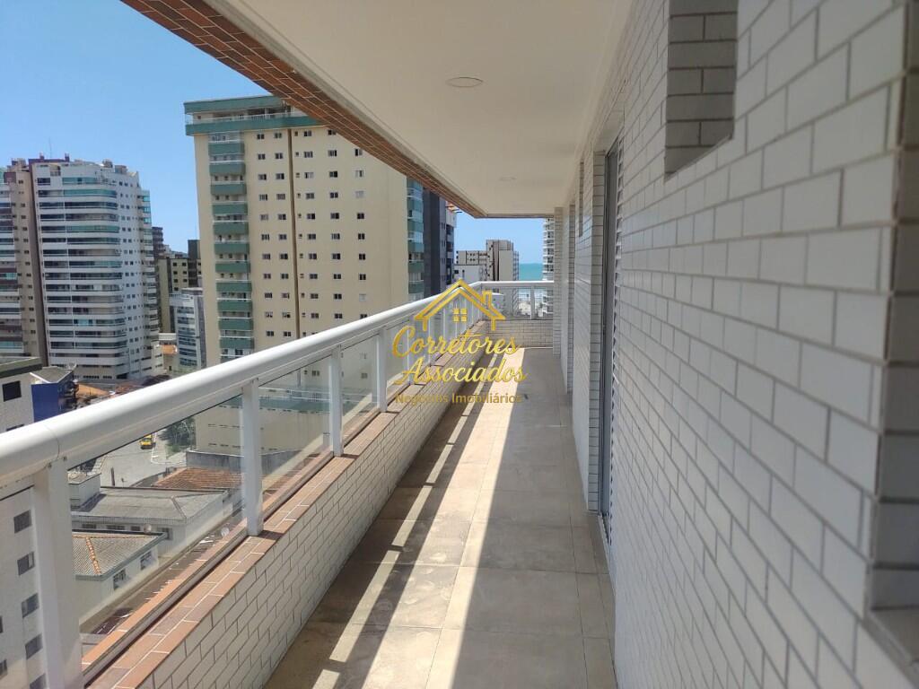 Apartamento com 3 quartos e 132 m² em Vila Guilhermina, Praia Grande