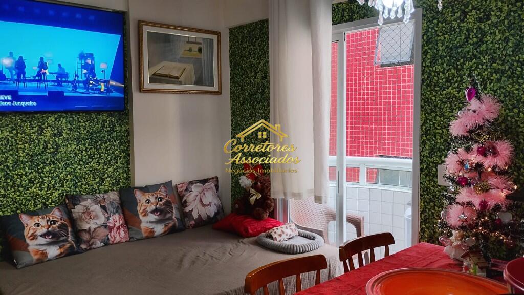Apartamento com 1 quarto e 67 m² em Boqueirão, Praia Grande