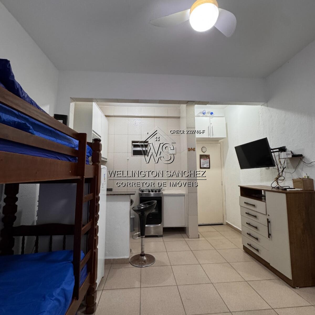 Apartamento com 1 quarto e 22 m² em Agenor De Campos, Mongaguá