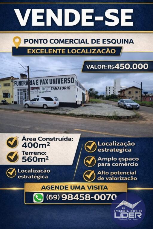 Apartamento com 400 m² em Setor 03, Ariquemes