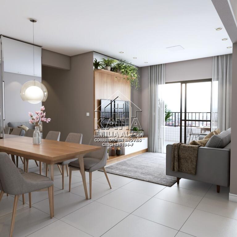 Apartamento com 2 quartos e 82 m² em Nova Mirim, Praia Grande