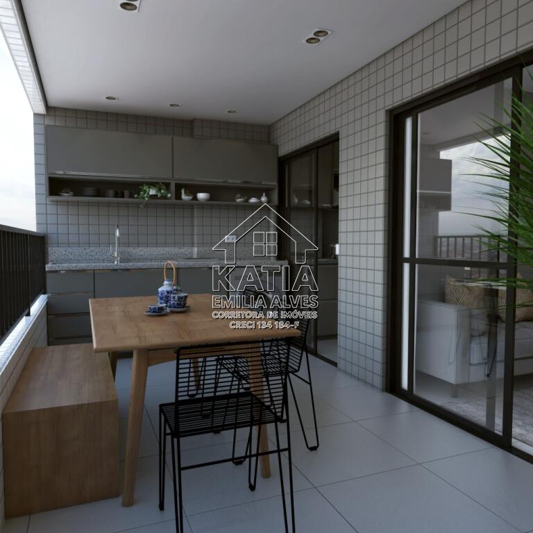 Apartamento com 2 quartos e 82 m² em Nova Mirim, Praia Grande