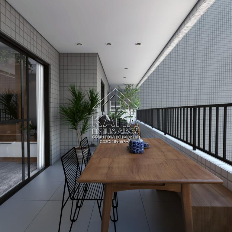Apartamento com 2 quartos e 82 m² em Nova Mirim, Praia Grande