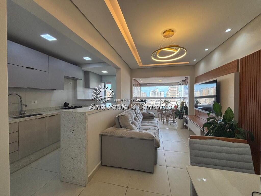 Apartamento com 1 quarto e 48 m² em Vila Guilhermina, Praia Grande