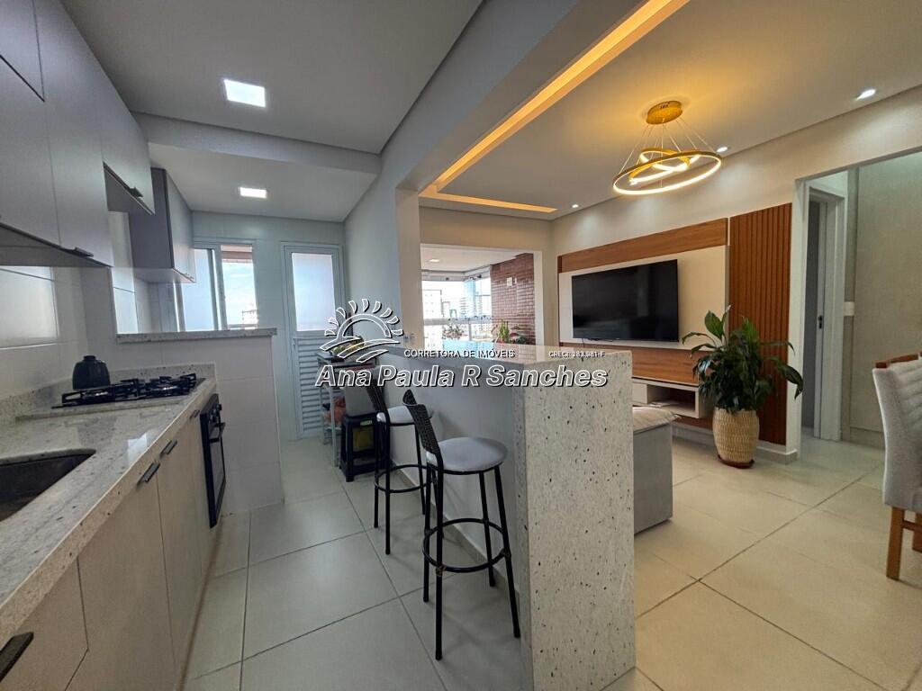 Apartamento com 1 quarto e 48 m² em Vila Guilhermina, Praia Grande