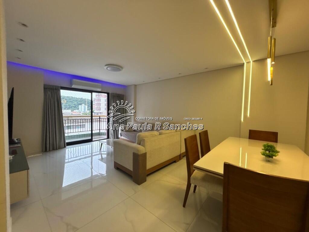 Apartamento com 3 quartos e 140 m² em Vila Guilhermina, Praia Grande