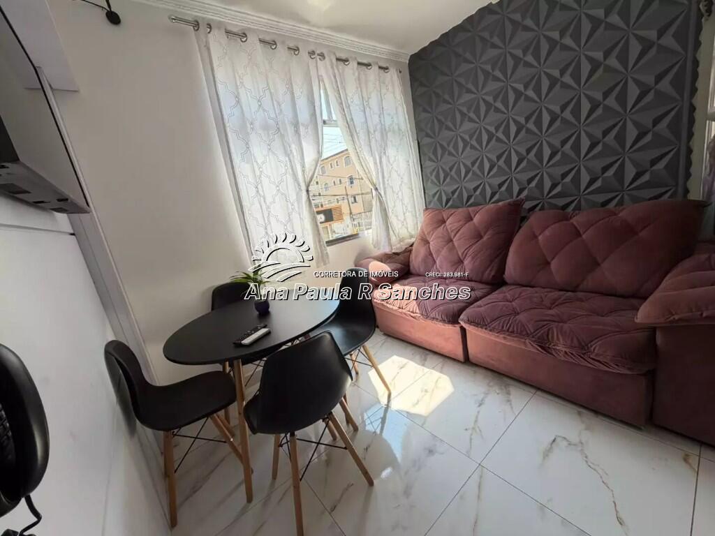 Apartamento com 2 quartos e 40 m² em Vila Guilhermina, Praia Grande