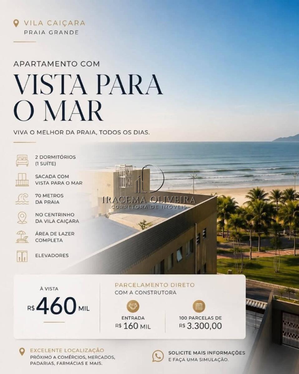 Apartamento com 2 quartos e 81 m² em Vila Caiçara, Praia Grande
