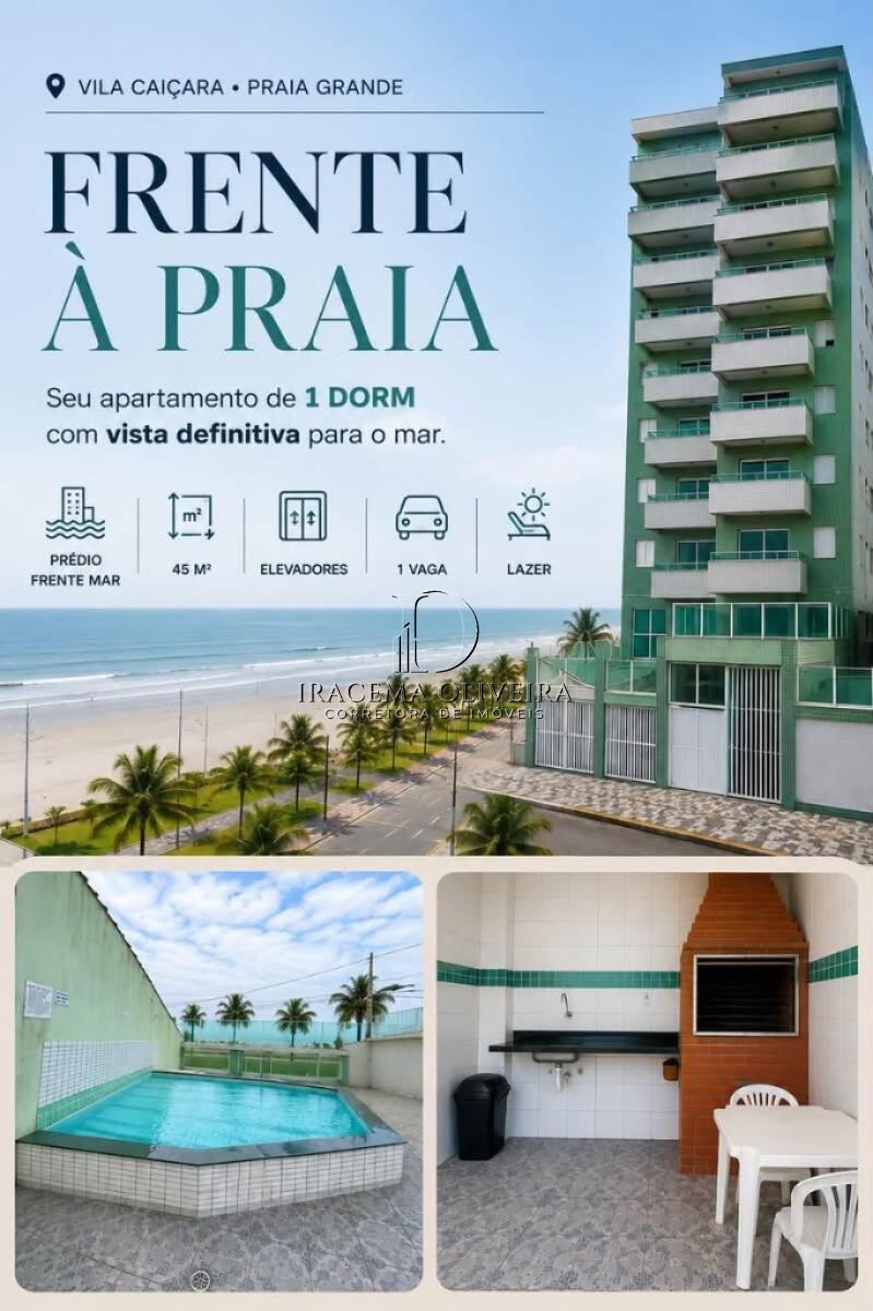 Apartamento com 1 quarto e 45 m² em Vila Caiçara, Praia Grande