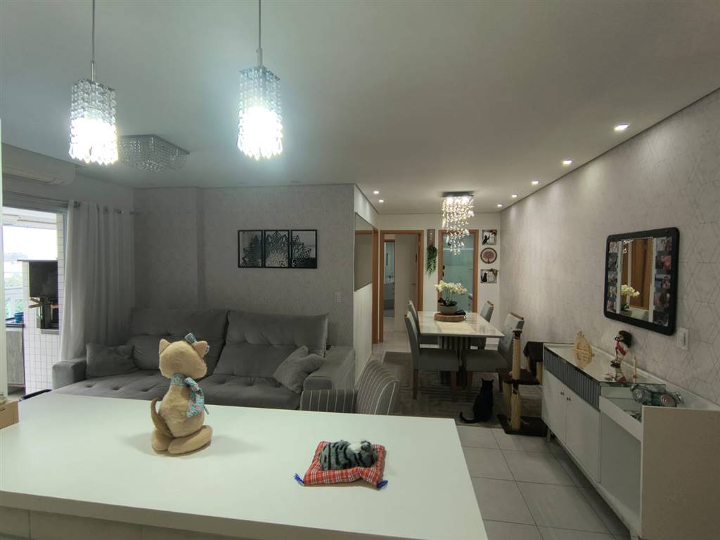 Apartamento com 2 quartos e 88 m² em Vila Caiçara, Praia Grande