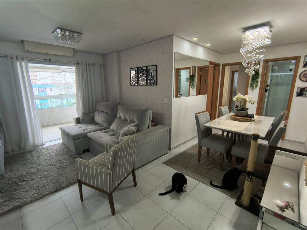 Apartamento com 2 quartos e 88 m² em Vila Caiçara, Praia Grande