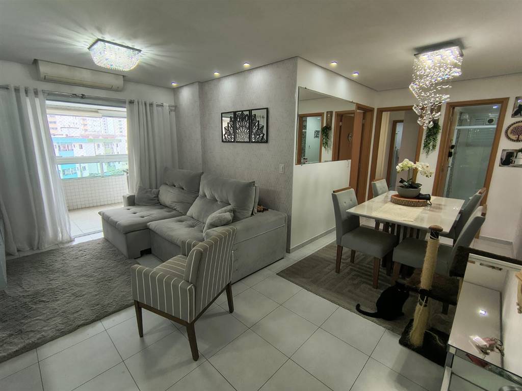 Apartamento com 2 quartos e 88 m² em Vila Caiçara, Praia Grande