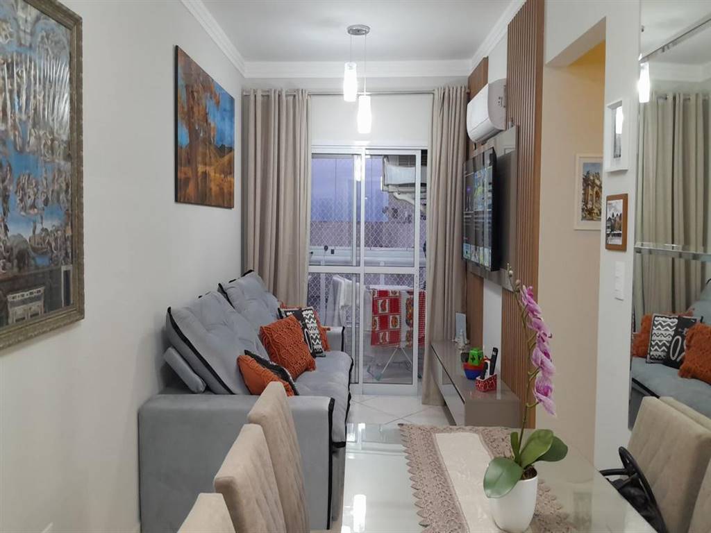 Apartamento com 2 quartos e 60 m² em Vila Caiçara, Praia Grande
