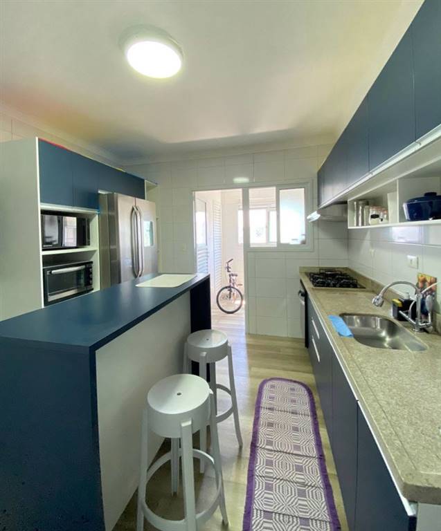 Apartamento com 3 quartos e 134 m² em Vila Caiçara, Praia Grande