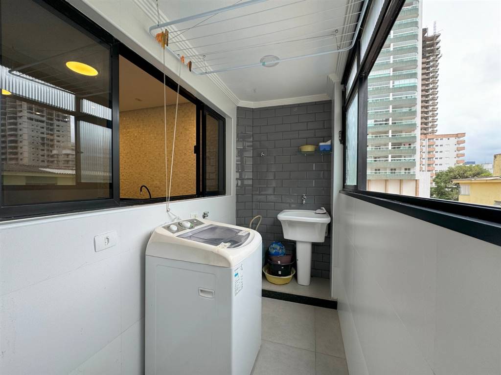 Apartamento com 3 quartos e 105 m² em Vila Caiçara, Praia Grande