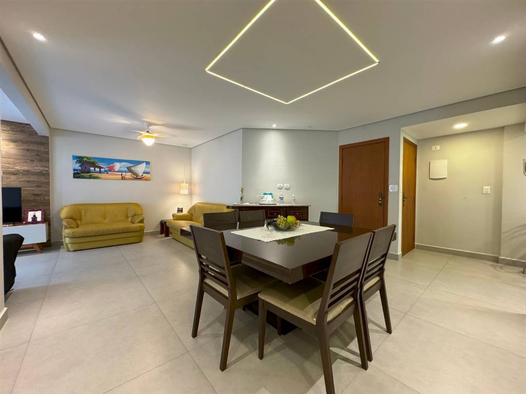 Apartamento com 3 quartos e 105 m² em Vila Caiçara, Praia Grande
