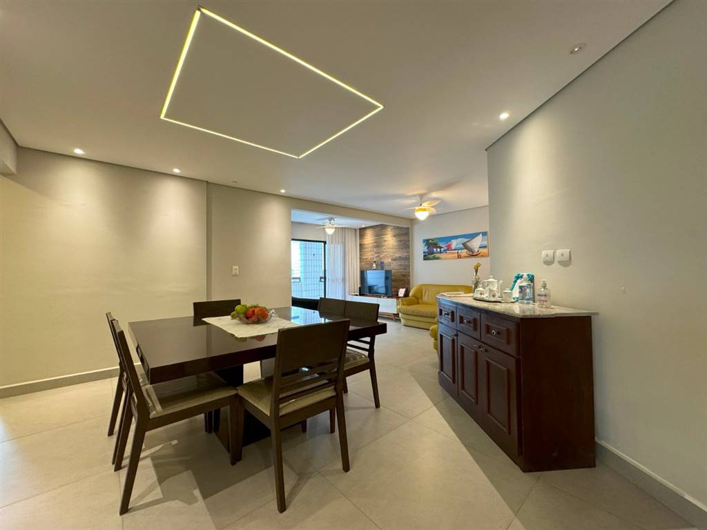 Apartamento com 3 quartos e 105 m² em Vila Caiçara, Praia Grande
