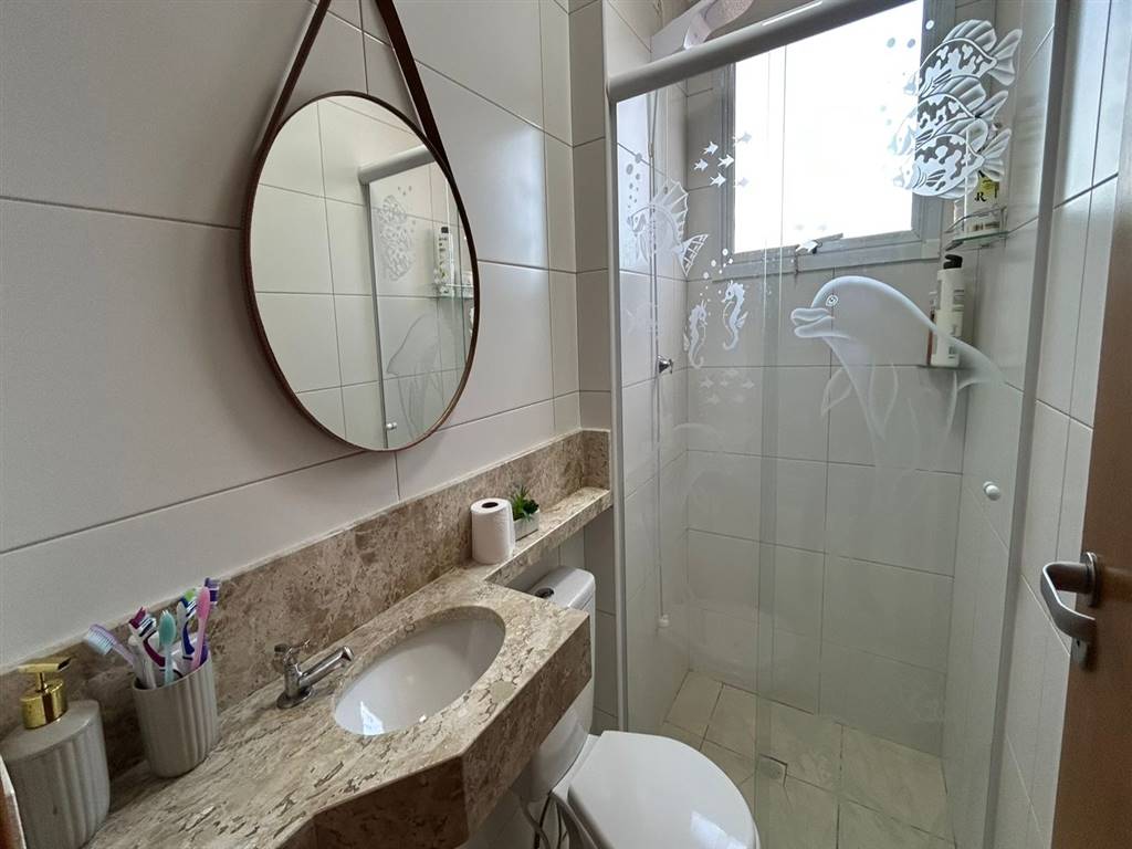 Apartamento com 2 quartos e 60 m² em Vila Caiçara, Praia Grande