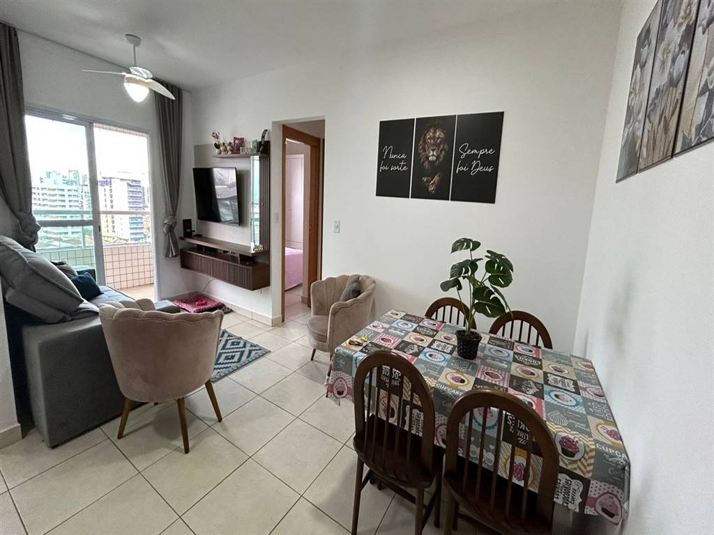 Apartamento com 2 quartos e 60 m² em Vila Caiçara, Praia Grande