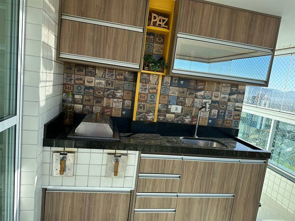 Apartamento com 3 quartos e 110 m² em Vila Caiçara, Praia Grande