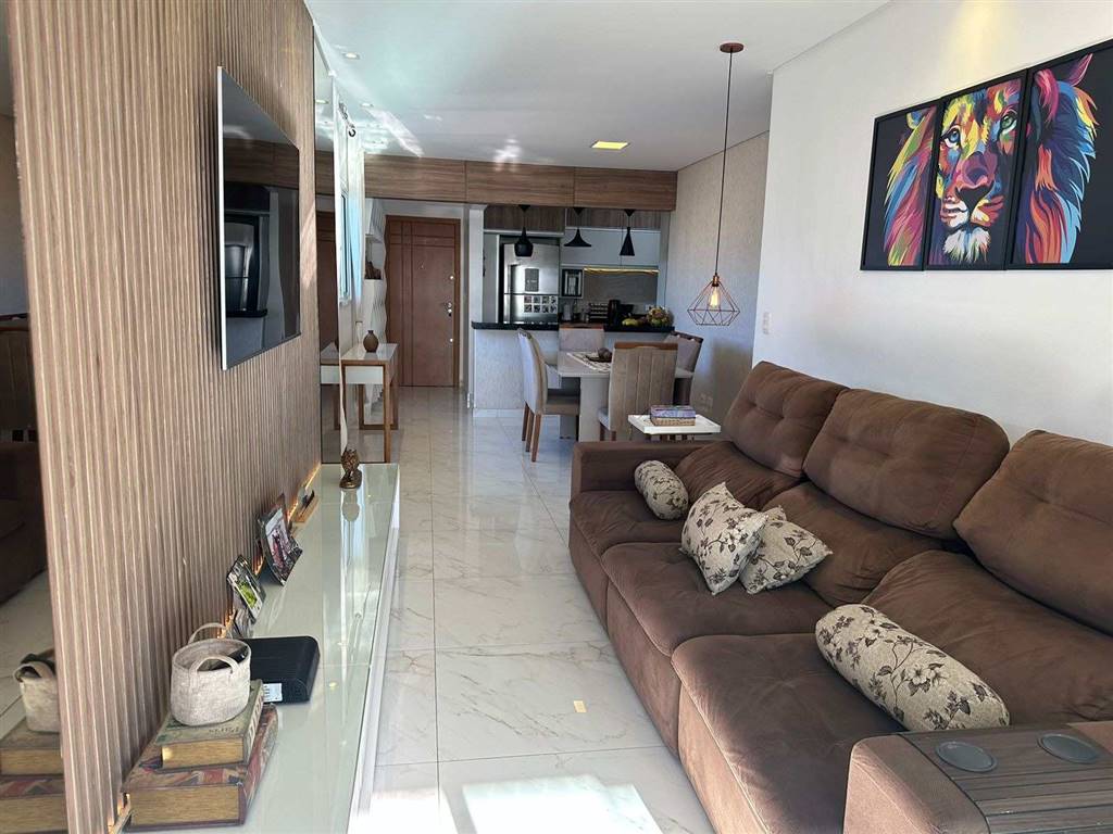 Apartamento com 3 quartos e 110 m² em Vila Caiçara, Praia Grande