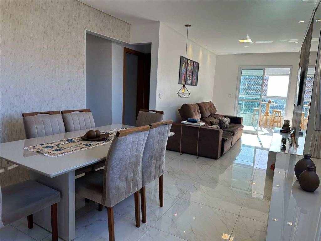 Apartamento com 3 quartos e 110 m² em Vila Caiçara, Praia Grande
