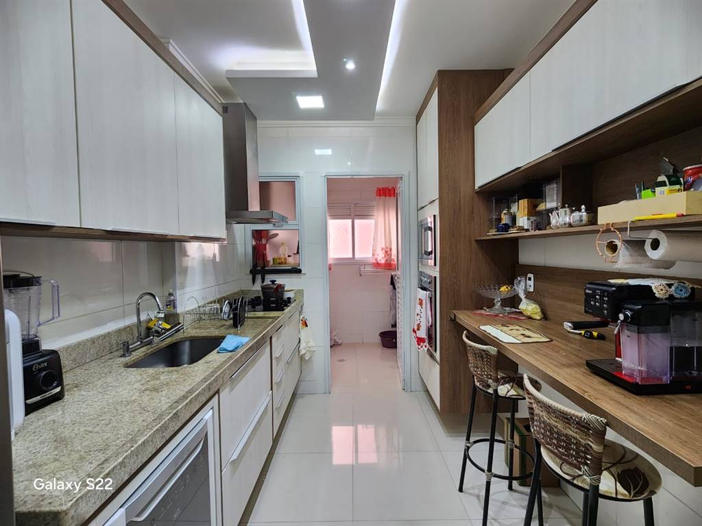 Apartamento com 3 quartos e 108 m² em Vila Caiçara, Praia Grande
