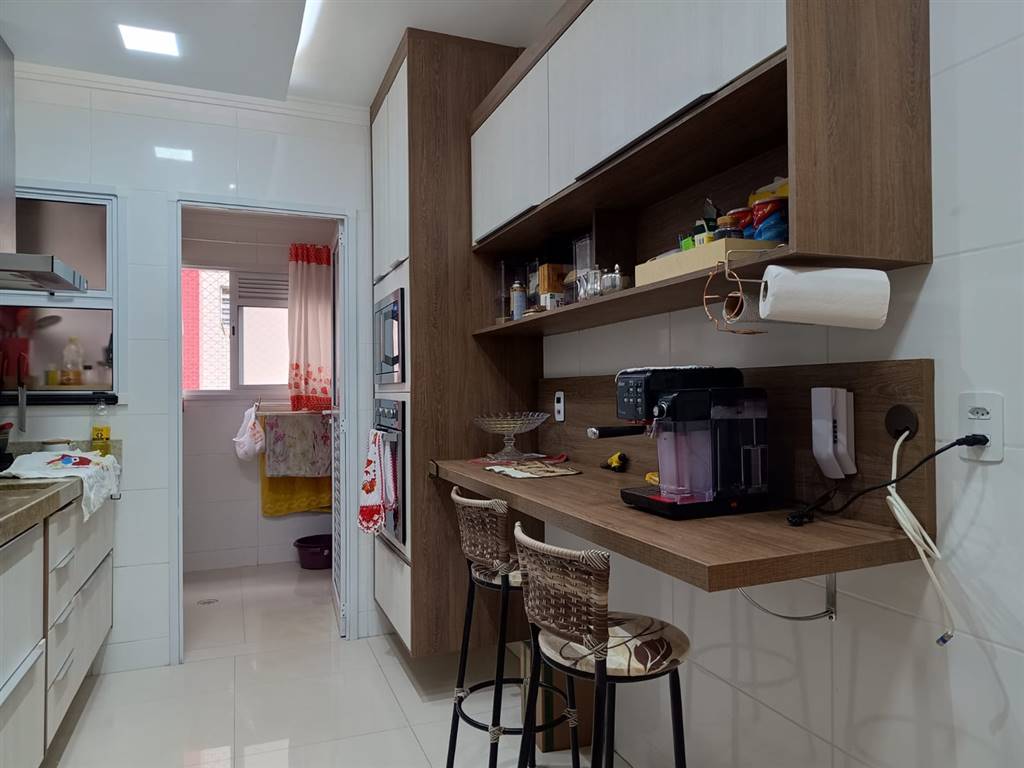 Apartamento com 3 quartos e 108 m² em Vila Caiçara, Praia Grande