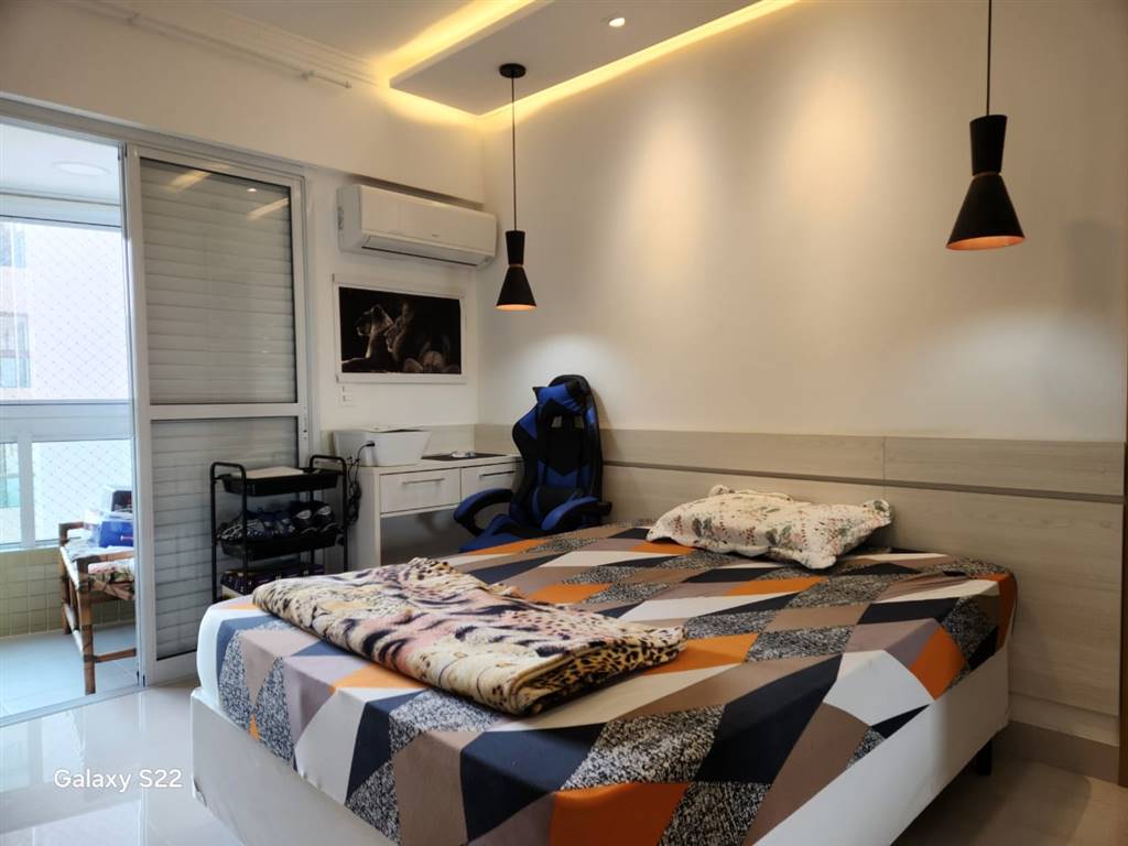 Apartamento com 3 quartos e 108 m² em Vila Caiçara, Praia Grande