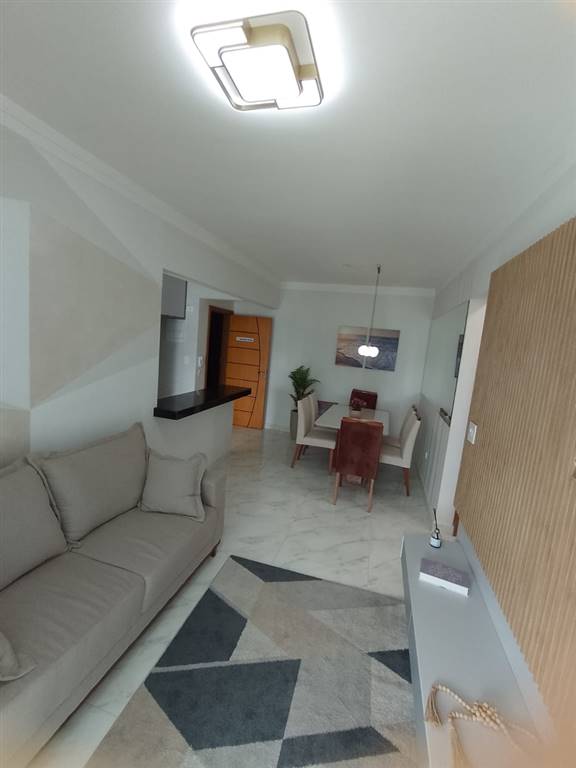Apartamento com 2 quartos e 76 m² em Vila Caiçara, Praia Grande