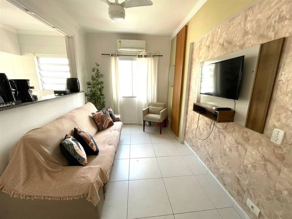 Apartamento com 1 quarto e 46 m² em Vila Caiçara, Praia Grande