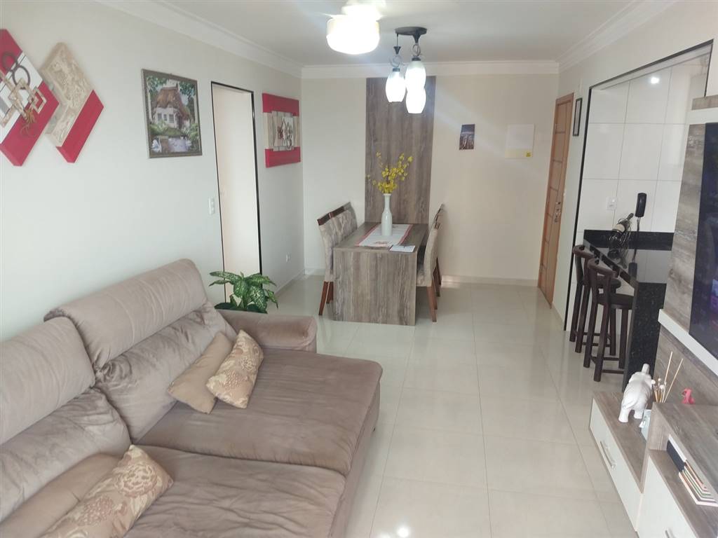 Apartamento com 2 quartos e 90 m² em Vila Caiçara, Praia Grande