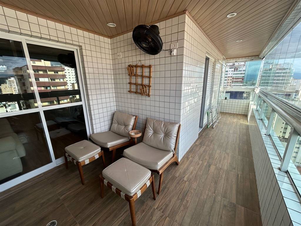 Apartamento com 3 quartos e 125 m² em Vila Caiçara, Praia Grande