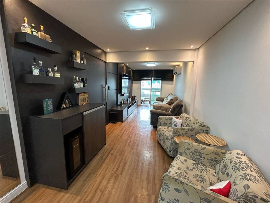 Apartamento com 3 quartos e 125 m² em Vila Caiçara, Praia Grande
