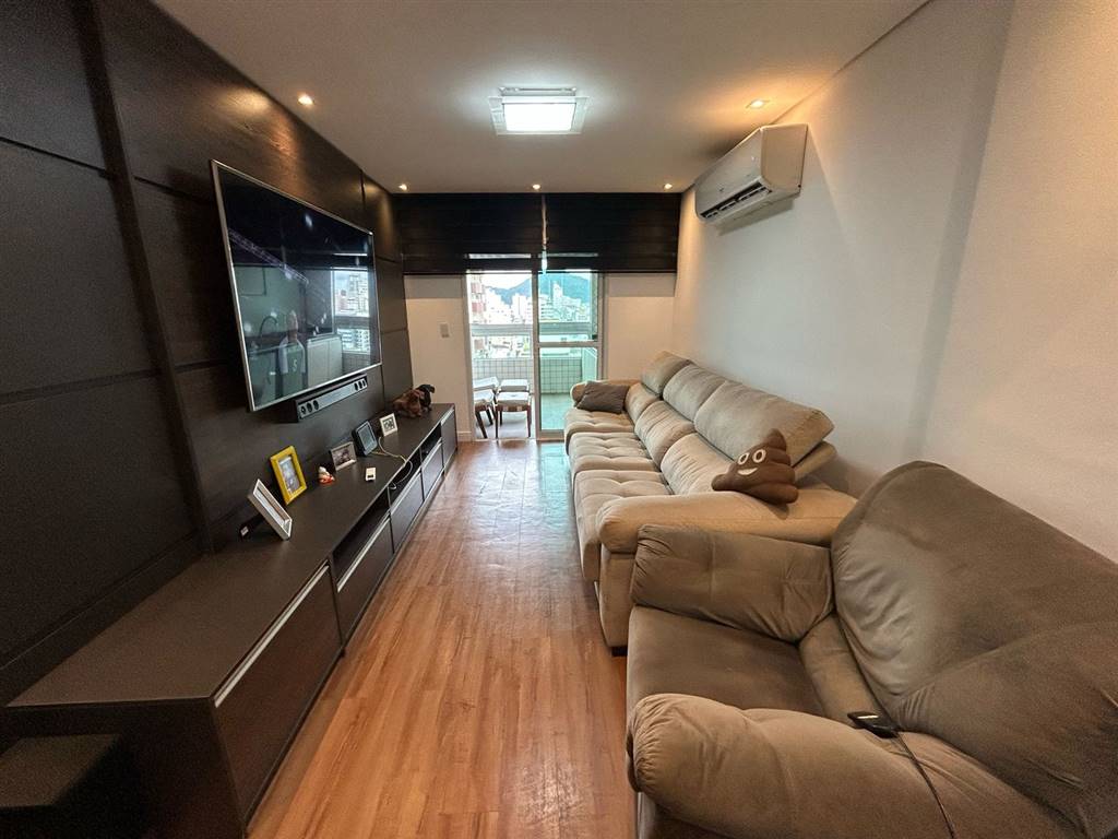 Apartamento com 3 quartos e 125 m² em Vila Caiçara, Praia Grande