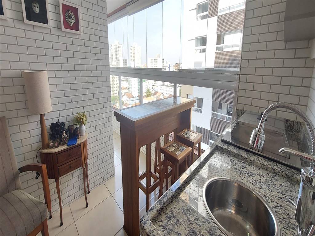 Apartamento com 2 quartos e 86 m² em Vila Caiçara, Praia Grande