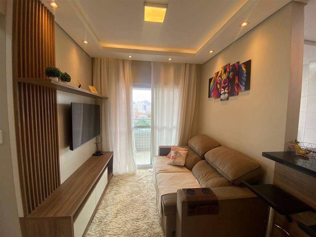 Apartamento com 2 quartos e 60 m² em Vila Caiçara, Praia Grande