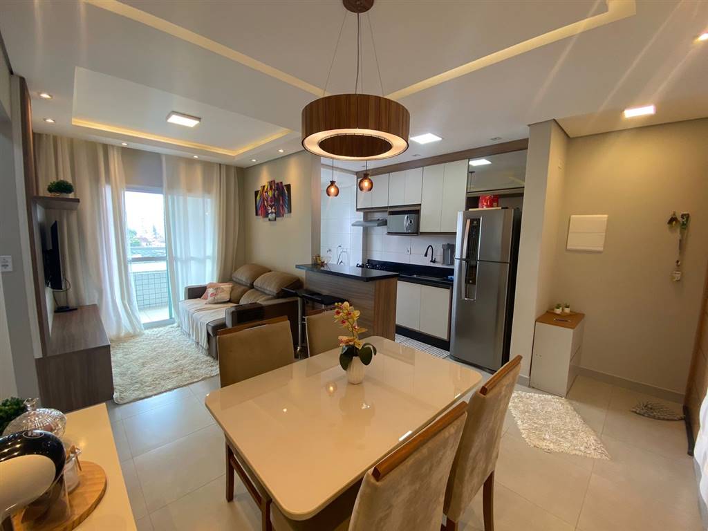 Apartamento com 2 quartos e 60 m² em Vila Caiçara, Praia Grande