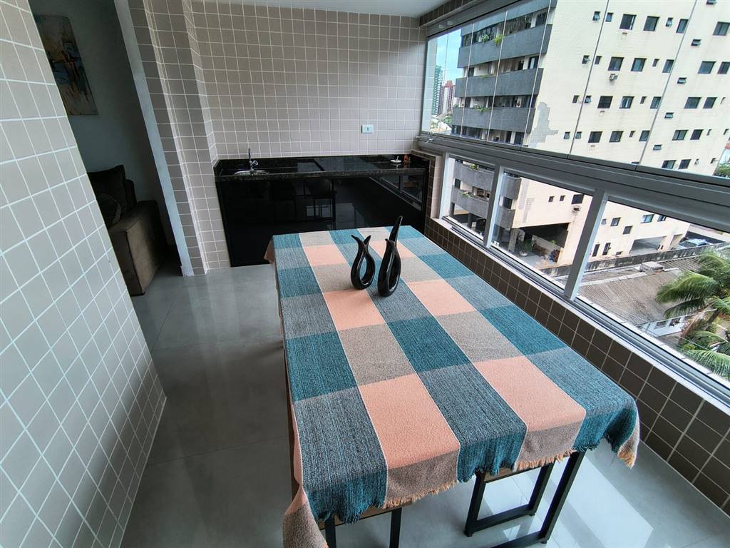Apartamento com 2 quartos e 74 m² em Vila Caiçara, Praia Grande
