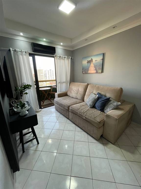Apartamento com 1 quarto e 56 m² em Vila Caiçara, Praia Grande
