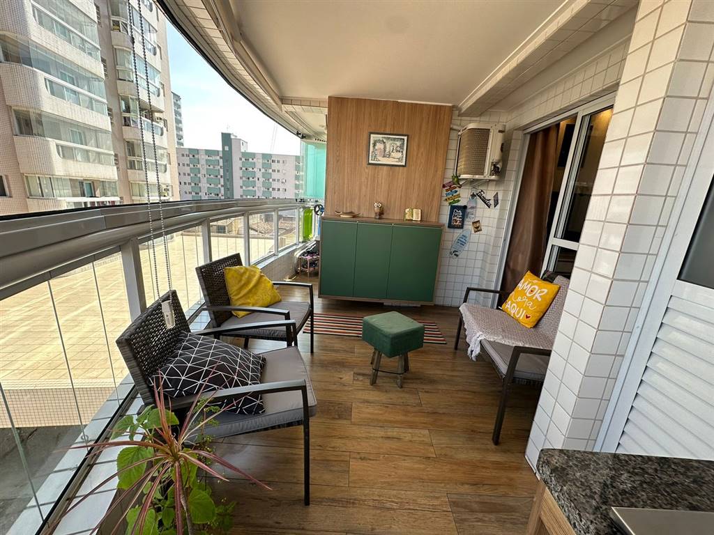 Apartamento com 2 quartos e 63 m² em Vila Caiçara, Praia Grande
