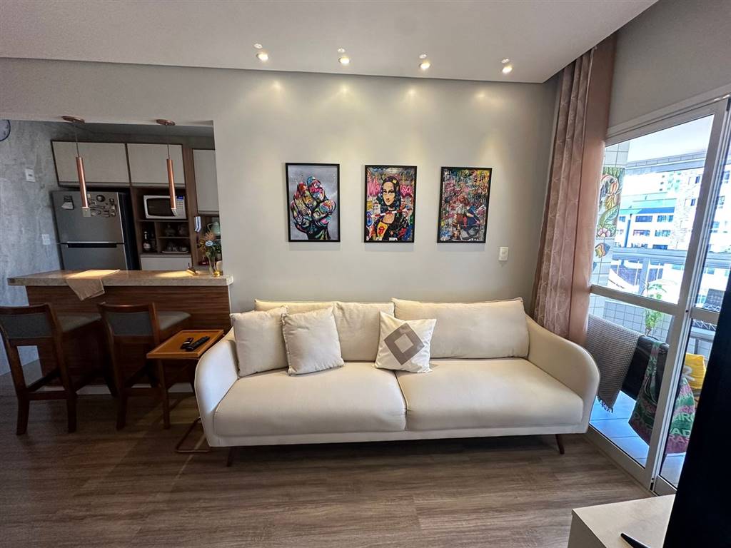 Apartamento com 2 quartos e 63 m² em Vila Caiçara, Praia Grande