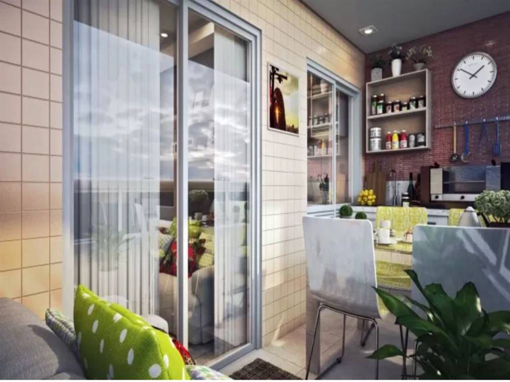 Apartamento com 2 quartos e 58 m² em Vila Caiçara, Praia Grande