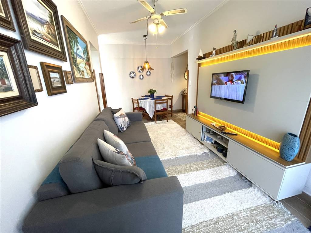 Apartamento com 1 quarto e 57 m² em Vila Caiçara, Praia Grande