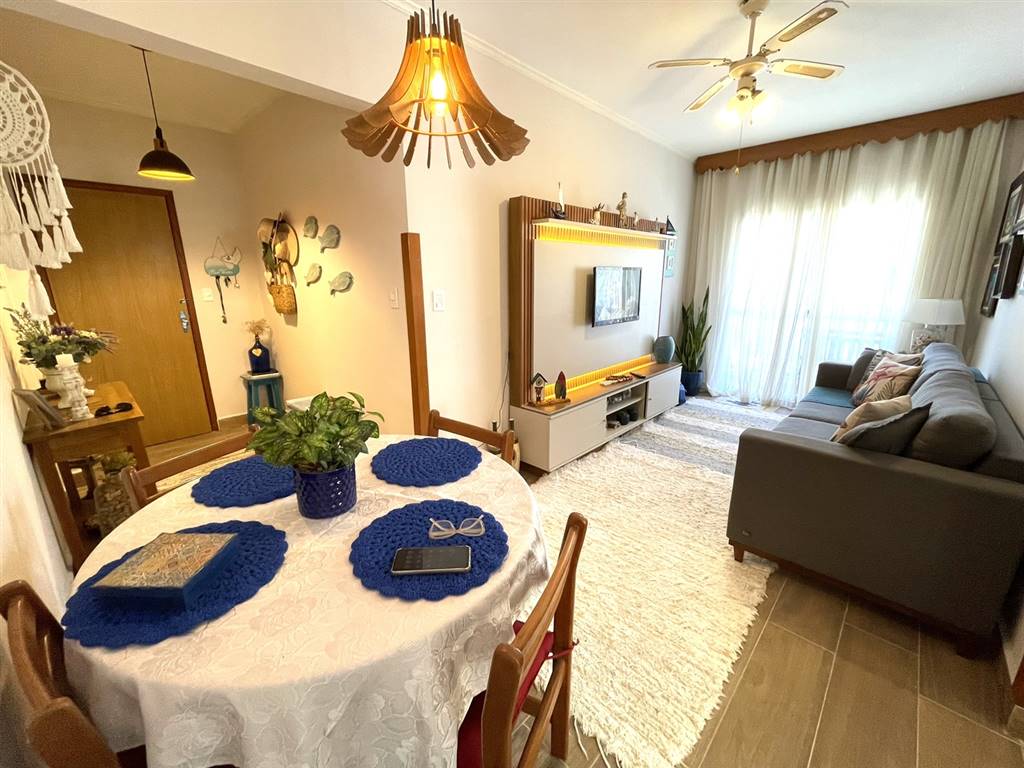 Apartamento com 1 quarto e 57 m² em Vila Caiçara, Praia Grande