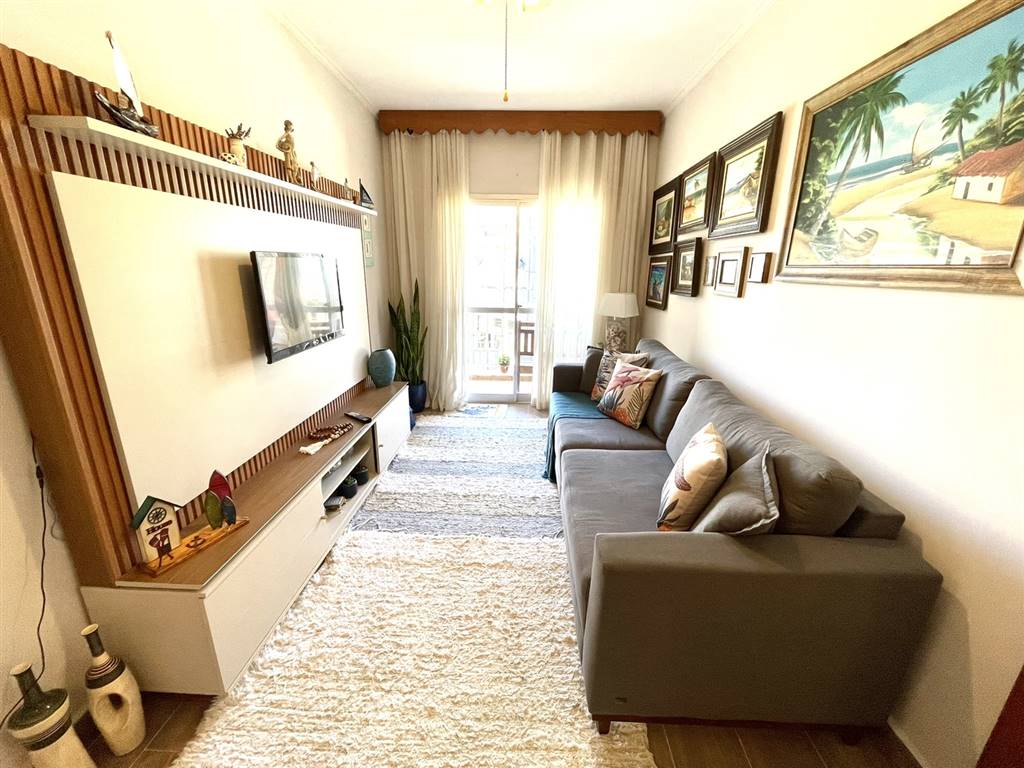 Apartamento com 1 quarto e 57 m² em Vila Caiçara, Praia Grande