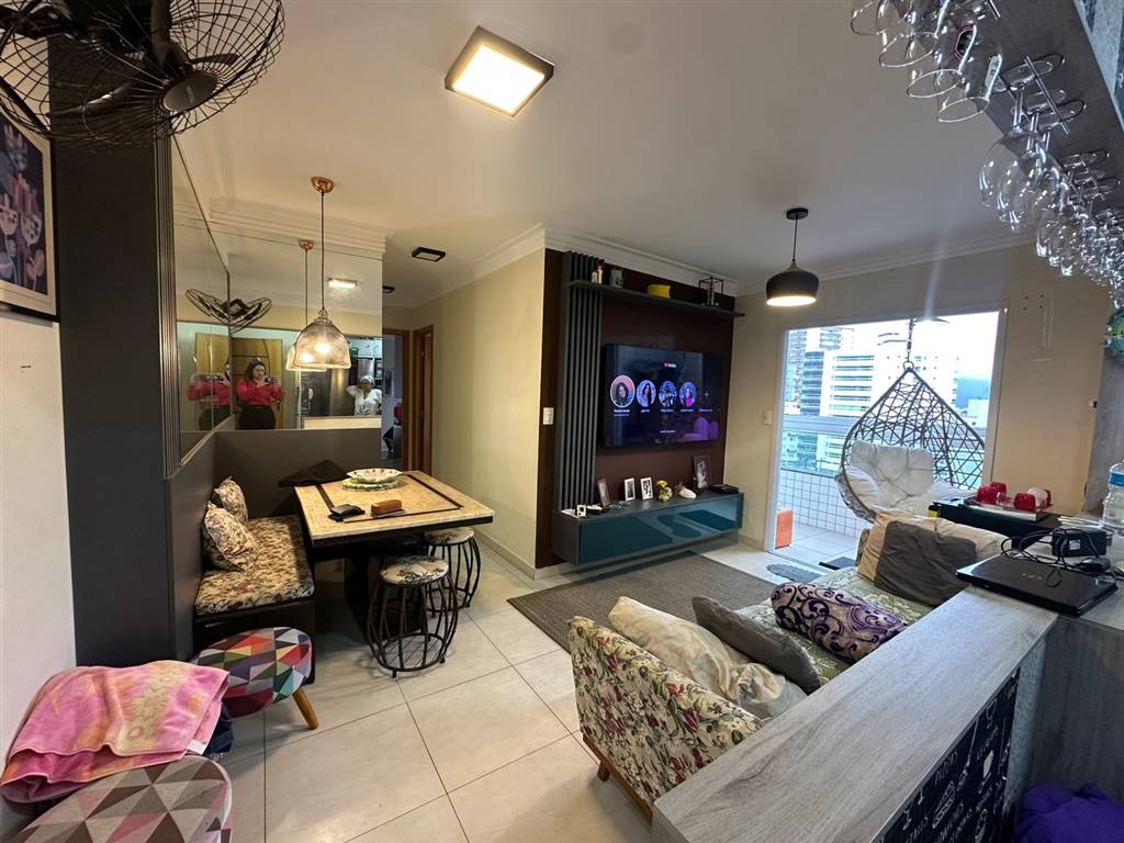 Apartamento com 2 quartos e 68 m² em Vila Caiçara, Praia Grande