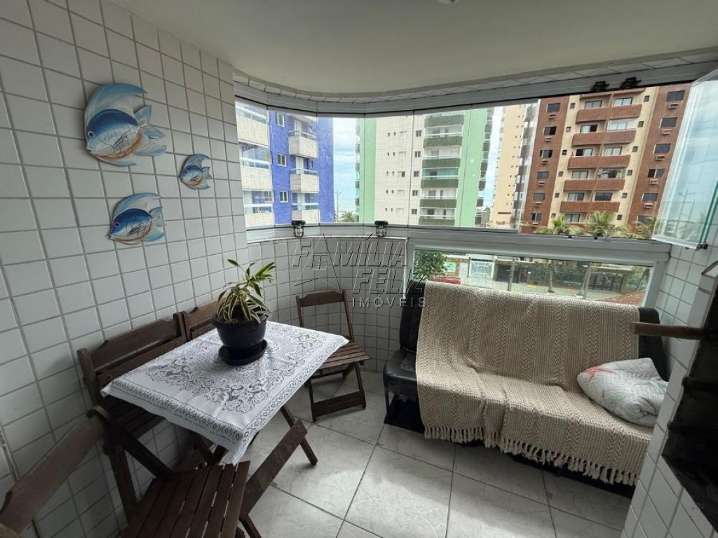 Apartamento com 1 quarto e 46 m² em Vila Caiçara, Praia Grande