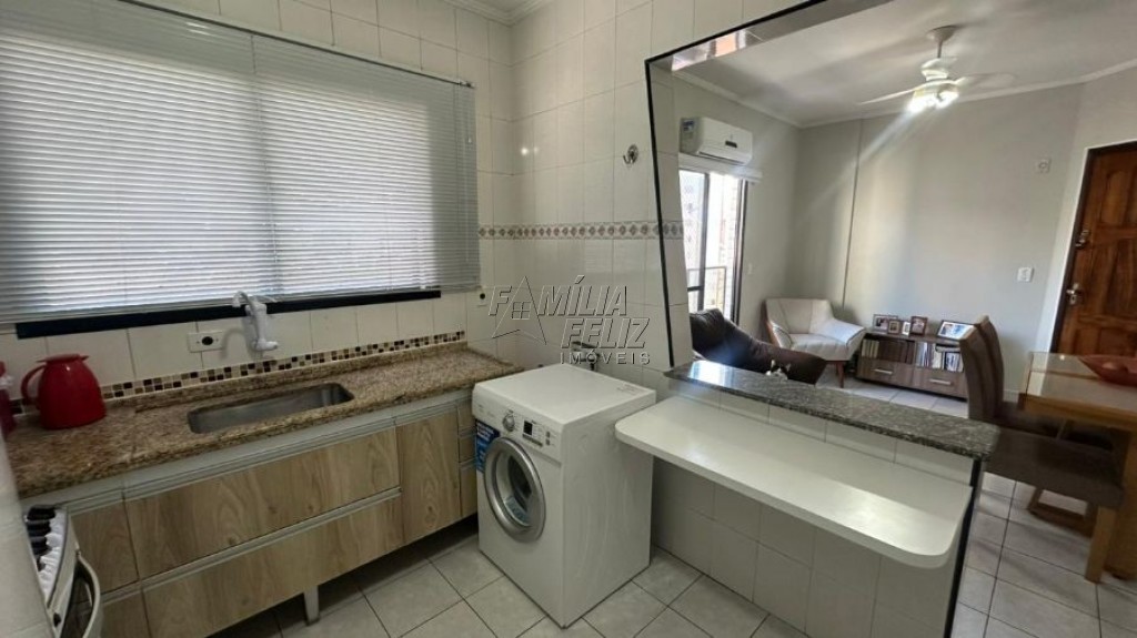 Apartamento com 1 quarto e 42 m² em Vila Caiçara, Praia Grande