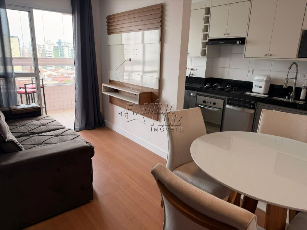 Apartamento com 2 quartos e 55 m² em Vila Caiçara, Praia Grande
